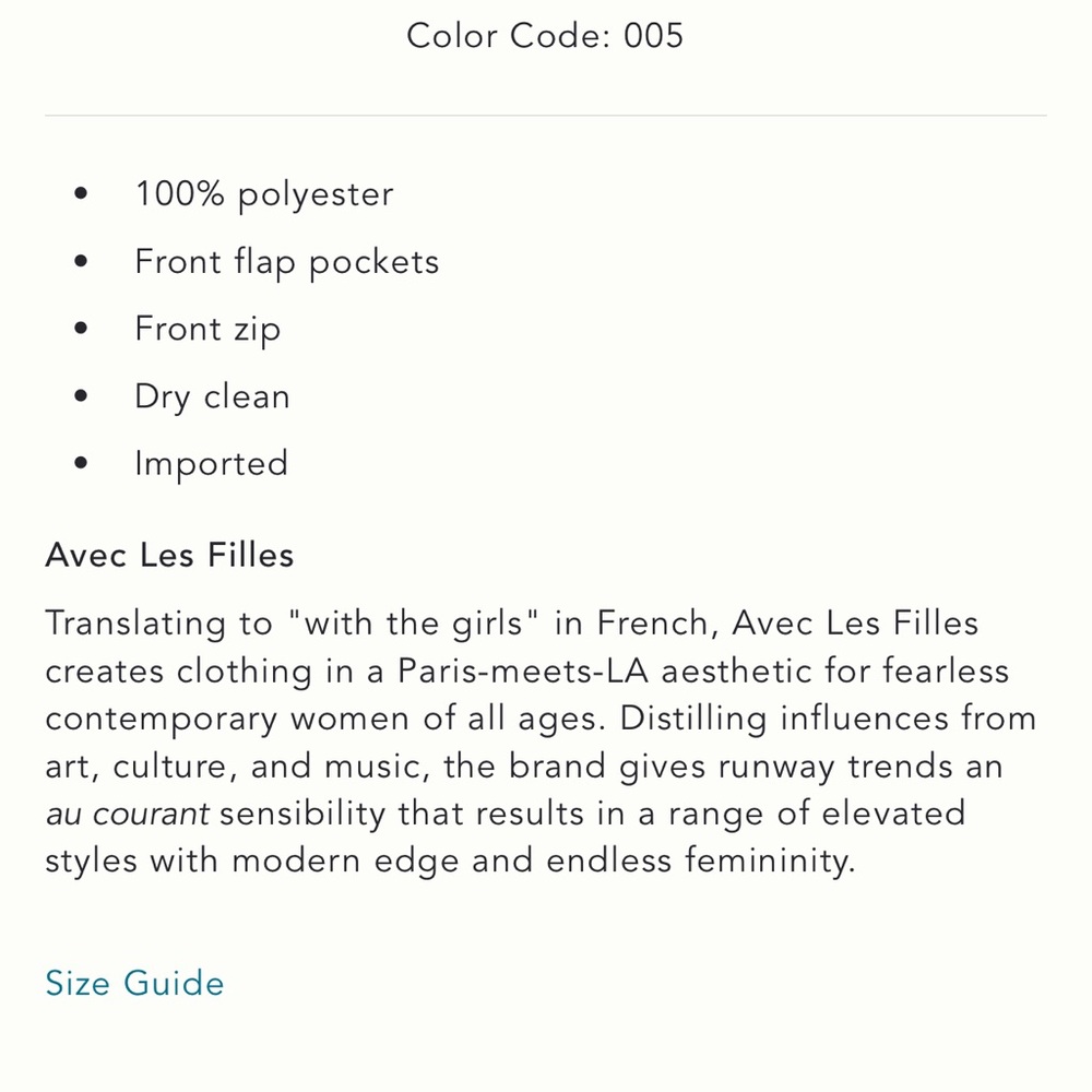 *Anthropologie Avec Les Filles Pearl Embellished Bomber Jacket - Picture 5 of 5